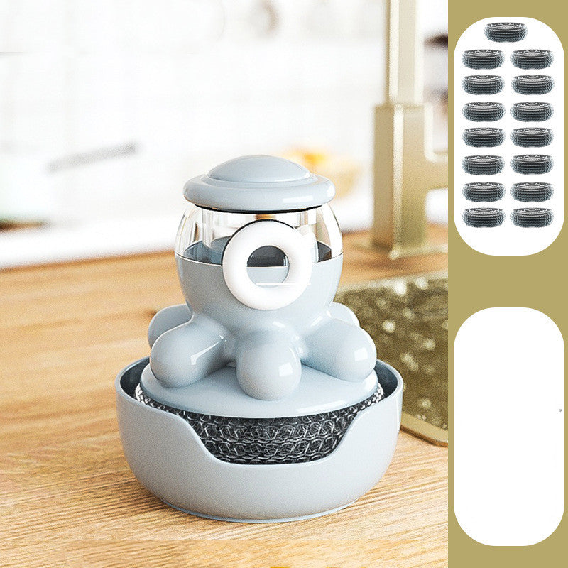 🐙 Pulpo Limpiador de Vajillas para tu Cocina + 15 Estropajos