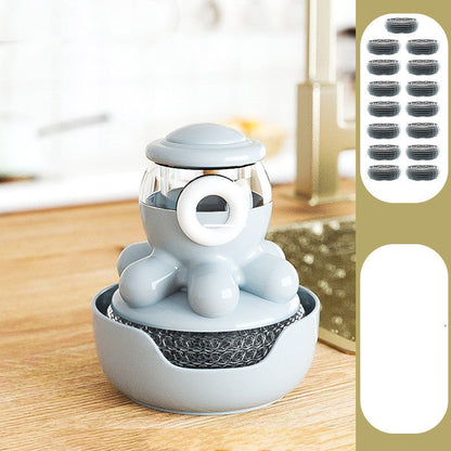 🐙 Pulpo Limpiador de Vajillas para tu Cocina + 15 Estropajos